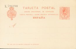 (*)EP53, EP54. 1910. 10 Cts Naranja Sobre Tarjeta Entero Postal Y 10 Cts+10 Cts Naranja Sobre Tarjeta Entero Postal, De  - Sonstige & Ohne Zuordnung