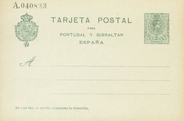 (*)EP55, EP56. 1916. 5 Cts Verde Sobre Tarjeta Entero Postal Y 5 Cts+5 Cts Verde Sobre Tarjeta Entero Postal, De Ida Y V - Autres & Non Classés