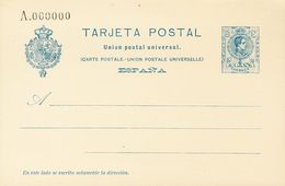 (*)EPNE4, EPNE5. 1922. 25 Cts Azul Sobre Tarjeta Entero Postal Y 25 Cts+25 Cts Azul Sobre Tarjeta Entero Postal, De Ida  - Sonstige & Ohne Zuordnung