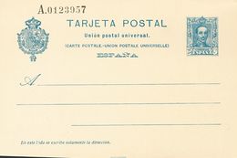 (*)EP59, EP60. 1925. 25 Cts Azul Sobre Tarjeta Entero Postal Y 25 Cts+25 Cts Azul Sobre Tarjeta Entero Postal, De Ida Y  - Andere & Zonder Classificatie