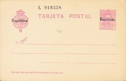 (*)EP66. 1931. 15 Cts Violeta Sobre Tarjeta Entero Postal (sobrecarga Manual). MAGNIFICA. Edifil 2019: 102 Euros - Sonstige & Ohne Zuordnung