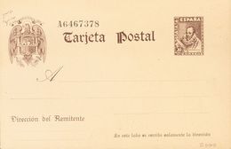 (*)EP86. 1938. 20 Cts Castaño Sobre Tarjeta Entero Postal. MAGNIFICA. Edifil 2019: 78 Euros - Andere & Zonder Classificatie