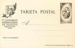 (*)EP88/89M. 1960. Serie Completa De Tarjetas Entero Postales. IMPRESION EN NEGRO. MAGNIFICAS. Edifil 2017: 140 Euros - Autres & Non Classés