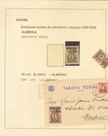 */º. (1936ca). Conjunto De Sellos Locales Benéficos De La Provincia De Almería, En Nuevo Y Usado. A EXAMINAR. Ex-Alemany - Other & Unclassified