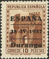 *1/16. 1937. Serie Completa. MAGNIFICA Y RARA. Edifil 2011: 270 Euros - Otros & Sin Clasificación