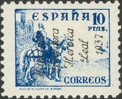 *2/15hi. 1937. Serie Completa, Cuatro Valores. Variedad SOBRECARGA INVERTIDA. MAGNIFICA Y EXTRAORDINARIAMENTE RARA. Cert - Autres & Non Classés