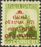 *6hi, 15hi, 16hi, 16hchi, 24hi. 1939. 15 Cts, 60 Cts (tres Sellos Con Colores Diferentes En La Sobrecarga) Y 20 Cts. Var - Other & Unclassified