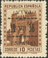 **1/18. 1937. Serie Completa. Sobrecarga Tipo II. MAGNIFICA Y RARA. Edifil 2017: 220 Euros - Andere & Zonder Classificatie