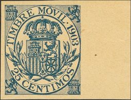(*). 1903. Serie Completa, Borde De Hoja. SIN DENTAR. MAGNIFICA Y RARA. (Alemany 74/78s). - Other & Unclassified