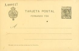 (*)EP21, EP22. 1907. 10 Cts Verde Negro Sobre Tarjeta Entero Postal Y 10 Cts+10 Cts Verde Negro Sobre Tarjeta Entero Pos - Autres & Non Classés