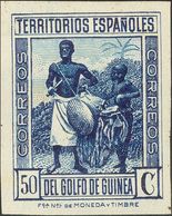 */(*)244/50s. 1934. Serie Completa. SIN DENTAR. MAGNIFICA Y RARA. Edifil 2019: 160 Euros - Guinea Espagnole