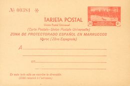 (*)EP24, EP25. 1935. 30 Cts Rojo Sobre Tarjeta Entero Postal Y 30 Cts+30 Cts Rojo Sobre Tarjeta Entero Postal, De Ida Y  - Autres & Non Classés