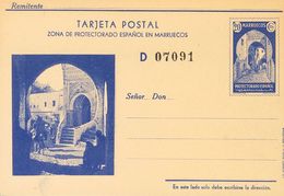 (*)EP28. 1939. 20 Cts Azul Sobre Tarjeta Entero Postal. MAGNIFICA Y RARA. Edifil 2019: 270 Euros - Andere & Zonder Classificatie