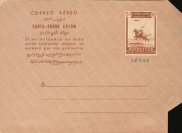 (*)AE1N. 1949. 1'30 Pts Castaño Sobre Aerograma. Nº00000, En Verde. MAGNIFICO. Edifil 2013: 90 Euros - Other & Unclassified