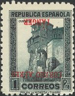 *108/10hi. 1939. Serie Completa, Tres Valores. Variedad SOBRECARGA INVERTIDA. MAGNIFICA. Edifil 2013: 51 Euros - Marocco Spagnolo