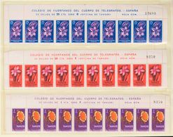 **47/52(10). 1957. Serie Completa, Bloque De Diez, Cabecera De Pliego (con Leyenda Y Numeración). MAGNIFICO Y RARO. Edif - Otros & Sin Clasificación