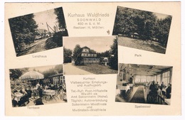 D-8784   BAD SOBERNHEIM : Kurhaus Waldfriede ( Soonwald ) - Bad Sobernheim