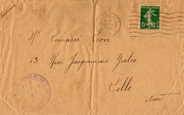 TB 2381 - MILITARIA - LSC - LILLE - Lettre En Franchise Militaire Dépot En Commun Des 166è Et 365è Rgt D'Infanterie - Militärstempel Ab 1900 (ausser Kriegszeiten)