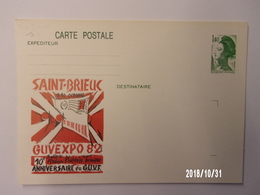 429 CP  Liberté De Gandon 1.40 Fr - Overprinter Postcards (before 1995)