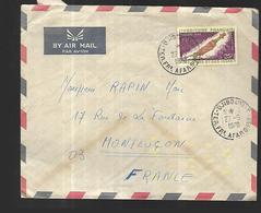 Afars Et Issas   Lettre Par Avion Du 27  Mai 1970 De  Djibouti  Vers Montluçon - Storia Postale