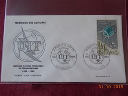 FDC De L Archipel Des Comores De 1965 Avec PA - Cartas & Documentos