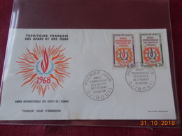 FDC Des Afars Et Issas De 1968 - Cartas & Documentos