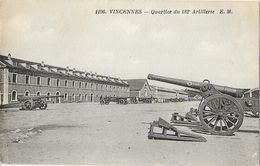 Vncennes, Caserne - Quartier De 182e D'Artillerie, Pièces De Batterie - Carte E.M. N° 1196 - Kasernen