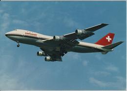 Boeing 747-B - Swissair - Photo: E. Baumann - Bauma