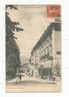 Cp, 64 , EAUX BONNES , Rue Principale Et Hôtel De La Poste,voyagée ,ed. LF - Eaux Bonnes