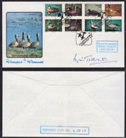 Ch0004 TRANSKEI  1992,  SG 285-92  Waterfowl, Birds,  FDC Signed By Designer (only 12 Signed) - Transkei