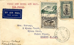 4-12-38 First New Guinea Air Mail  . Via PAPUA - Lettres & Documents