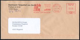 12099 BERLIN 42/ F70 3267/ Bezirksamt/ Tempelhof/ ..50 Jahre LUFTBRÜCKE 1999 (12.2.) AFS "DEUTSCHE POST AG" = Flaggen De - Otros & Sin Clasificación