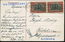 CHILE 1911 (26.4.) 3 C. "Schlacht Von Roble" = 100 Jahre Unabhängigkeit, Reine MeF: Paar (MaSt.: VALPARAISO) + Blauer Le - Otros & Sin Clasificación