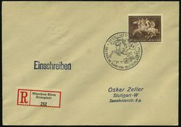 MÜNCHEN-RIEM/ DAS BRAUNE BAND VON DEUTSCHLAND 1941 (27.7.) SSt = 2 Amazonen Zu Pferd Auf Motivgl. EF 42 Pf. "Braunes Ban - Archeologia