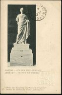 GRIECHENLAND MILITÄRPOST 1919 (8.1.) 10 L. Hermes, Rot + 10 L. Hermes Blinddruck-BiP: ATHENES - STATUR DE THEMIS = Götti - Archeologie