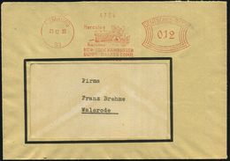 HAMBURG/ 33/ Hercules/ Kämme/ NEW-YORK HAMBURGER/ GUMMI-WAAREN COMP. 1935 (23.12.) Dekorativer AFS = Herkules (haut Mit  - Mitologia