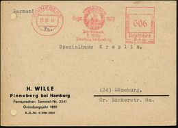 PINNEBERG/ GUMMIMÄNTEL/ Gegr.1859/ Poseidon/ Poseidonwerk/ H.Wille 1945 (23.10.) Seltener, Aptierter AFS (Hakenkreuz Ent - Mitología