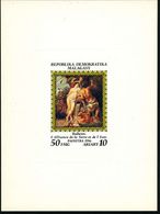 MADAGASKAR 1986 50 F. "Die Allianz Von Wasser Und Erde" = Gemälde Von Rubens,  U N G E Z .  M I N I S T E R B L O C K (E - Mitologia
