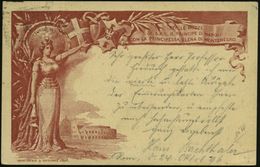 ITALIEN 1896 (24.10.) 10 C.  Sonder-P Hochzeit Des Kronprinzn Mit Elena Von Montenegro = Colosseum In Rom (Circus Maximu - Archéologie
