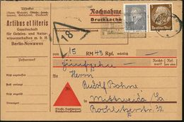 Nowawes 1933 (10.8.) 20 Pf. Ebert U. 3 Pf. Hindenburg, Je Mit Firmenlochung: "A L" = A Rtibus Et Literis (Gesellschaft F - Altri & Non Classificati