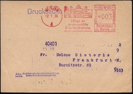 BERLIN N/ 4/ Großdeutsche/ Feuerbestattung/ Pflegt Der/ Urgermanische/ Feuerbestattung 1936 (2.1.) Seltener AFS (Trauern - Archéologie