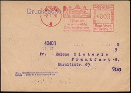 BERLIN N/ 4/ Großdeutsche/ Feuerbestattung/ Pflegt Der/ Urgermanische/ Feuerbestattung 1936 (2.1.) Seltener AFS (Trauern - Archäologie