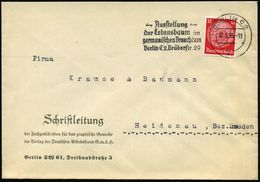 BERLIN C 2/ Du/ -Ausstellung-/ Der Lebensbaum Im/ Germanischen Brauchtum 1935 (Mai) Seltener MWSt , Klar Auf Bedarfsbrie - Archeologie