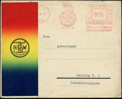 LEIPZIG/ W 31/ H.W./ WILHELMFARBE../ Hermann Wilhelm/ Farbenfabrik 1935 (Okt.) AFS = Germane Mit Schwert U. Schild , Mot - Archeologia