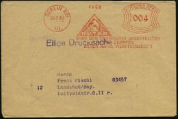 BERLIN NW/ 40/ BUTAB/ BUND DER TECHNISCHEN ANGESTELLTEN/ U.BEAMTEN.. 1932 (28.7.) AFS = Hand Mit Hammer, Zirkel (= Gewer - Andere & Zonder Classificatie