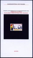 B.R.D. 2004 (Apr.) 55 C. UNESCO-Weltkulturerbe, Meisterhäuser Bauhaus Weimar U. Dessau Von Walter Gropius , 17 Color-Alt - Altri & Non Classificati