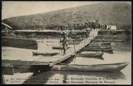 BELGISCHE BESETZUNG D.O.A. 1918 5 C. BiP Palme, Grün: Pontonbrücke Bei Biaramolo , Ungebr. (HG.P 5/36) - Atom & Radioakt - Brücken