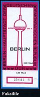1020 BERLIN 2/ Ec 1990 (31.8.) 1K = Hauspostamt Fernsehturm Ost-Berlin (Alexanderplatz) 2x Auf VGO 50 Pf. U. 200 Pf., Or - Monumenti