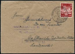 Bad Brambach 1943 (25.10.) HWSt.: RADIUMBAD BRAMBACH/(VOGTL)/Hochradioaktive/Mineral-Quellen.. (Brunnen) Klar Gest. Beda - Atomenergie