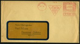 BACKNANG/ 50 JAHRE/ KAELBLE/ 1884/ 1934/ KAELBLE 1934 (28.7.) Seltener Jubil.-AFS (Logo) = Bau V. Reichsbahn-Zugmaschine - Camiones